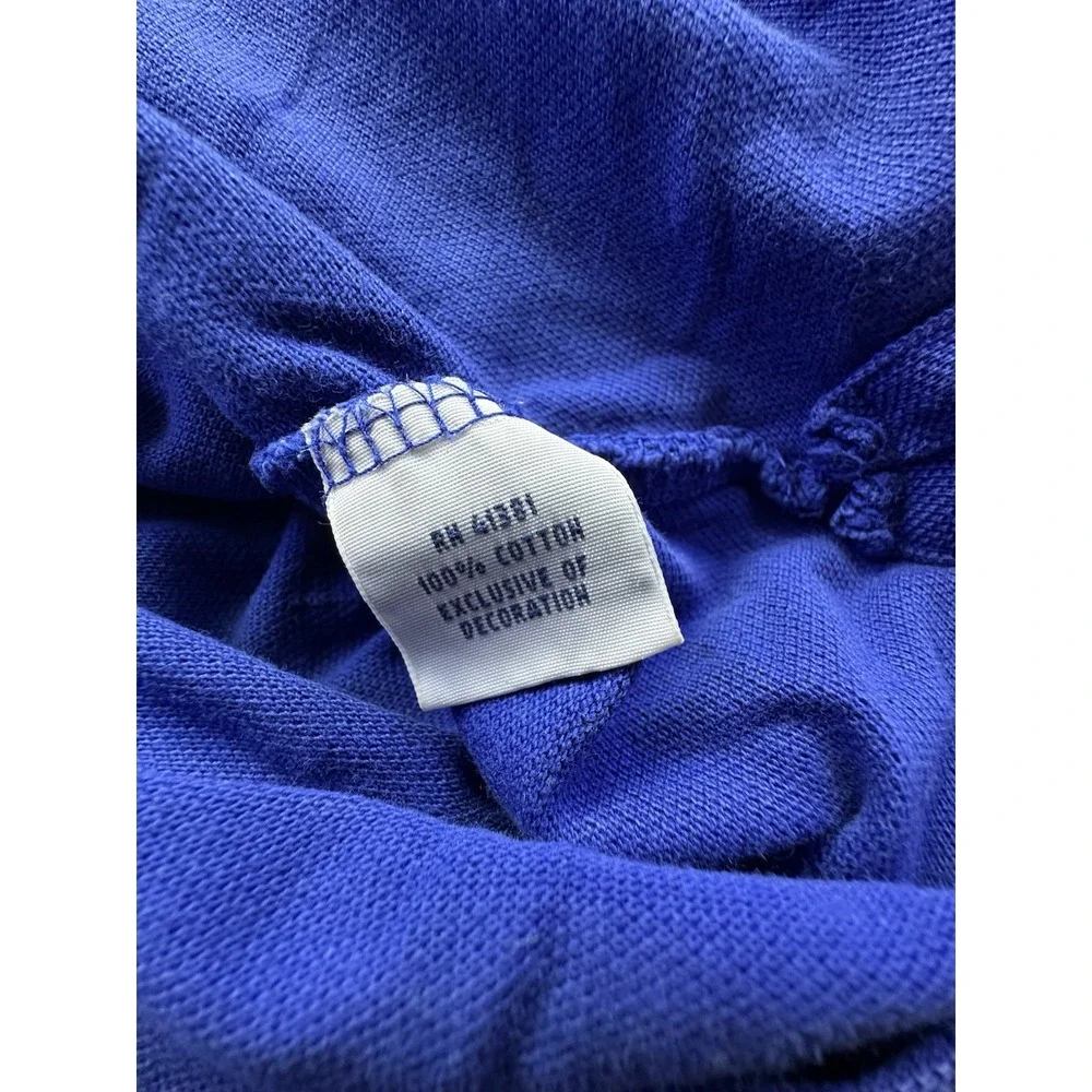 Polo Ralph Lauren Shirt Men XLarge Blue Polo Collared Pullover Cotton Logo Pique